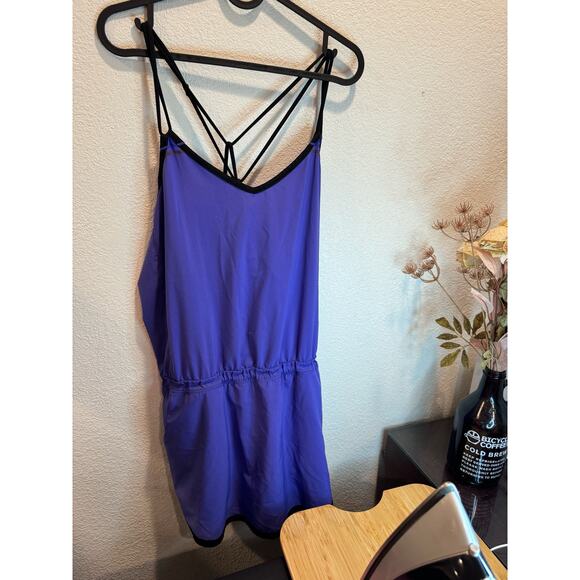 Lululemon Indigo‎ /Blue romper back open size 10 - Picture 1 of 5